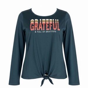 Justice “Grateful”‎ Shirt NWOT size 12